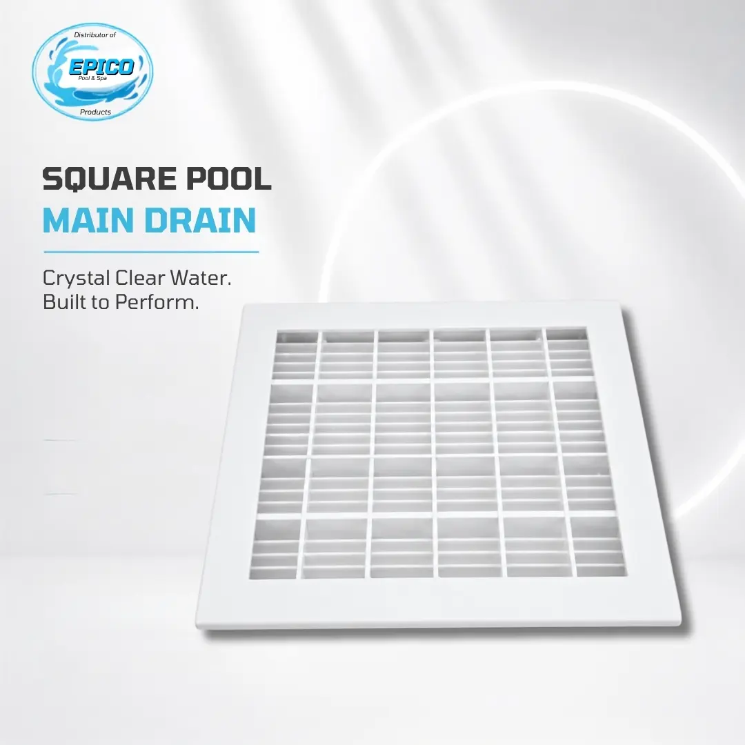 Pool Square Main Drain